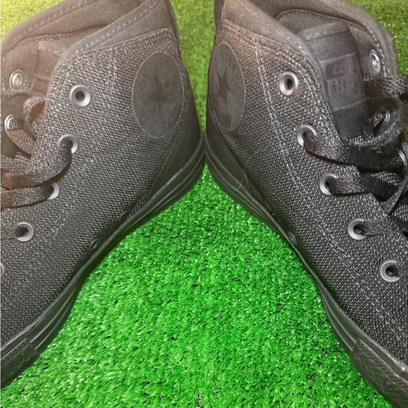CONVERSE Chuck Taylor Black All Star Street Goth Mid-Top Sneaker Skateboard 8.5 - Picture 5 of 12